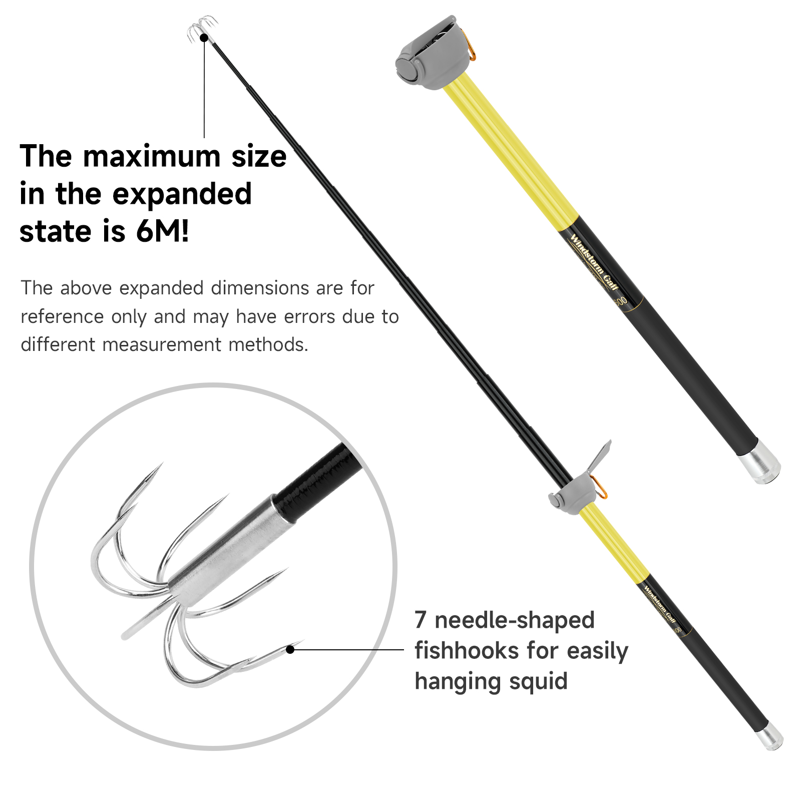 SANLIKE Canne à calamar télesc - Fishing Rod Carbon Fiber avis et prix