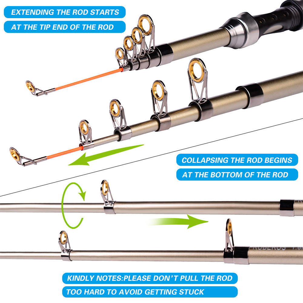 Ensemble canne à pêche et moul - Fishing Rod Telescopic avis et prix