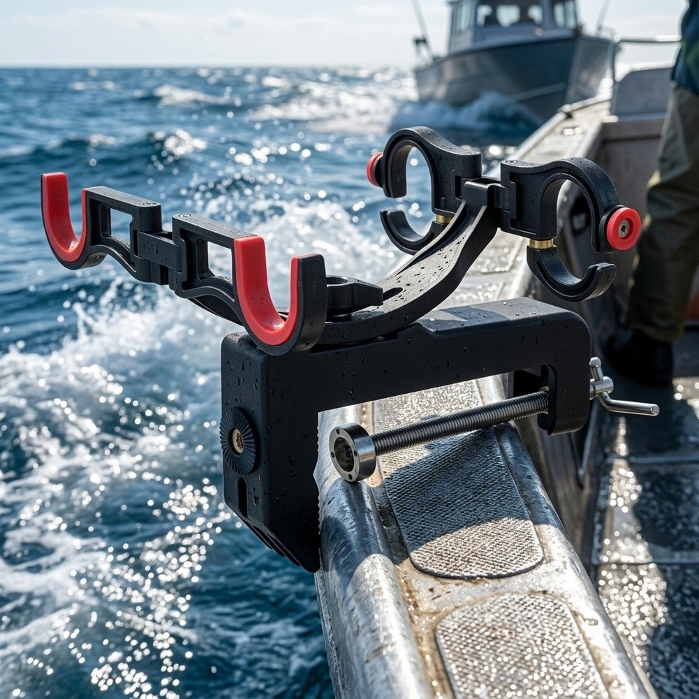 Support de canne à pêche doubl - Fishing Rod Boat avis et prix